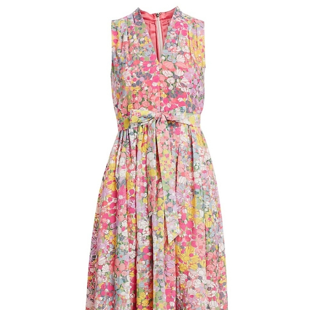 Kate Spade Floral Dots Burnout Dress